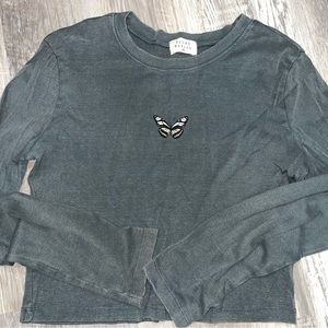 Long Sleeve Crop Top